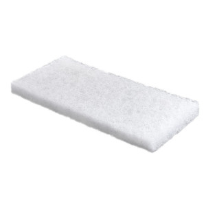 Tampon pad de récurage blanc