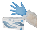 Gant nitrile bleu non poudré pour usage professionnel