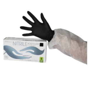 Gant nitrile noir non poudré, à usage professionnel Gant nitrile noir non poudré, à usage professionnel
