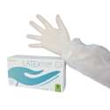 Gant latex jetable micro-poudré professionnel
