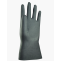 Gant néoprene noir flocké coton protection chimique