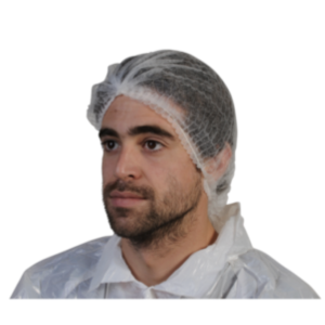 Charlotte clip non tissée blanche – hygiène, confort et sécurité professionnelle