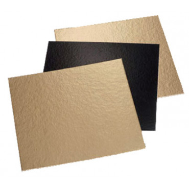 Carré carton or/noir 22 à 32 cm – paquet de 50