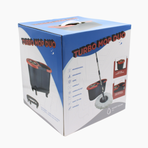 TURBO MOP DUO - Seau essoreur et frange