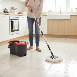 TURBO MOP DUO - Seau essoreur et frange