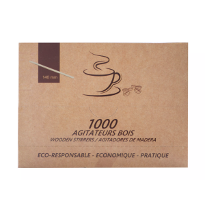 Agitateur café en bois 110 mm