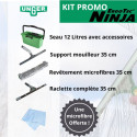 Kit promo Unger Ergotec Ninja vitres