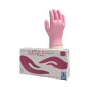 Gant nitrile rose