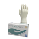 Gant latex jetable micro-poudré professionnel