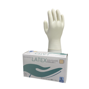 Gant latex jetable non poudré à usage professionnel