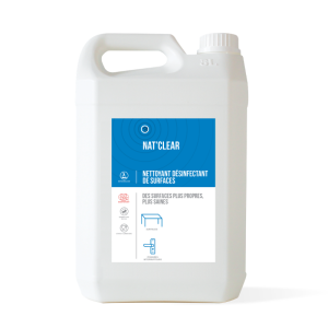 NAT’CLEAR - nettoyant désinfectant de surfaces certifié ECOCERT