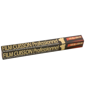 Film cuisson professionnel 50 cm x 50 m pour rôtis et papillotes