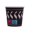 Gobelet carton décoré pour boissons chaudes 4 oz