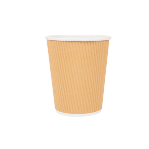 Gobelet carton double paroi pour boissons chaudes 24 cl marron