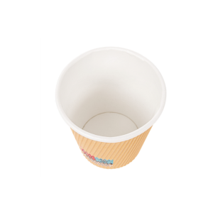 Gobelet carton double paroi pour boissons chaudes 24 cl marron