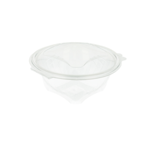 Bol salade transparent avec charnière - 250 ml / 375 ml / 500 ml / 750 ml / 1 L