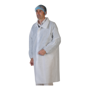 Blouse PLP NT blanc pressions poignets élastiqués