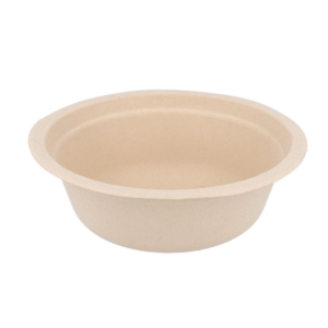 Saladier en bagasse naturel 350 ml Ø 13,5 cm