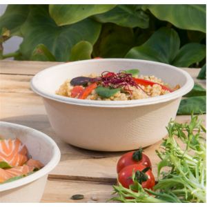 Saladier en bagasse naturel 350 ml Ø 13,5 cm