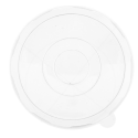 Couvercle transparent PET Ø 14 cm pour saladier en bagasse naturel 350 ml Ø 13,5 cm