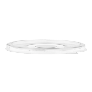 Couvercle transparent PET Ø 14 cm pour saladier en bagasse naturel 350 ml Ø 13,5 cm