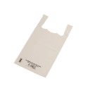 Sac à bretelles blanc réutilisable 26 + 12 x 45 cm